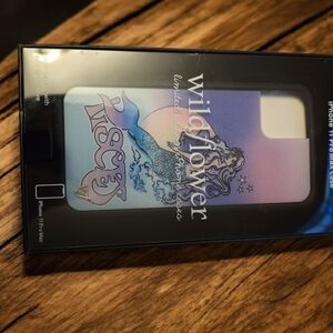 Wildflowers Zodiac iPhone Case - Purple and Blue